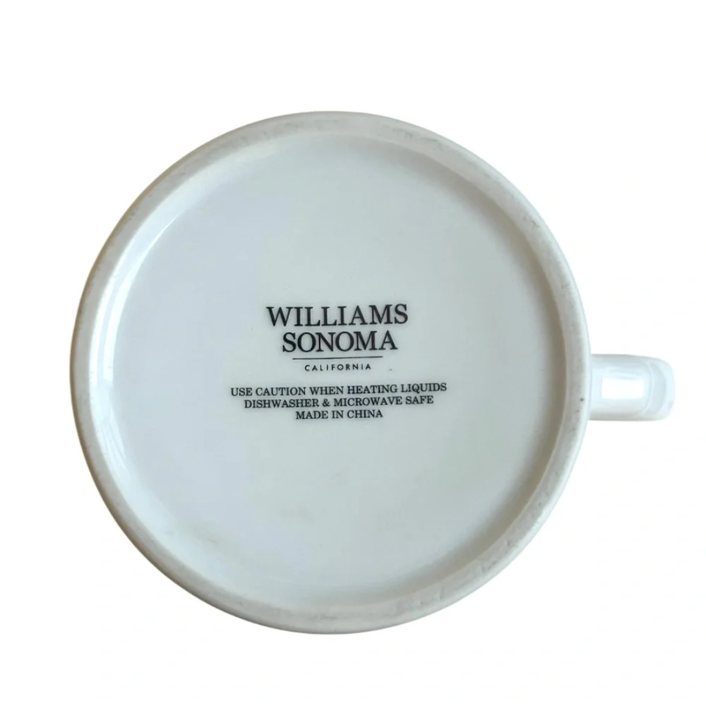 NWOT Williams Sonoma Monogrammed Mug W